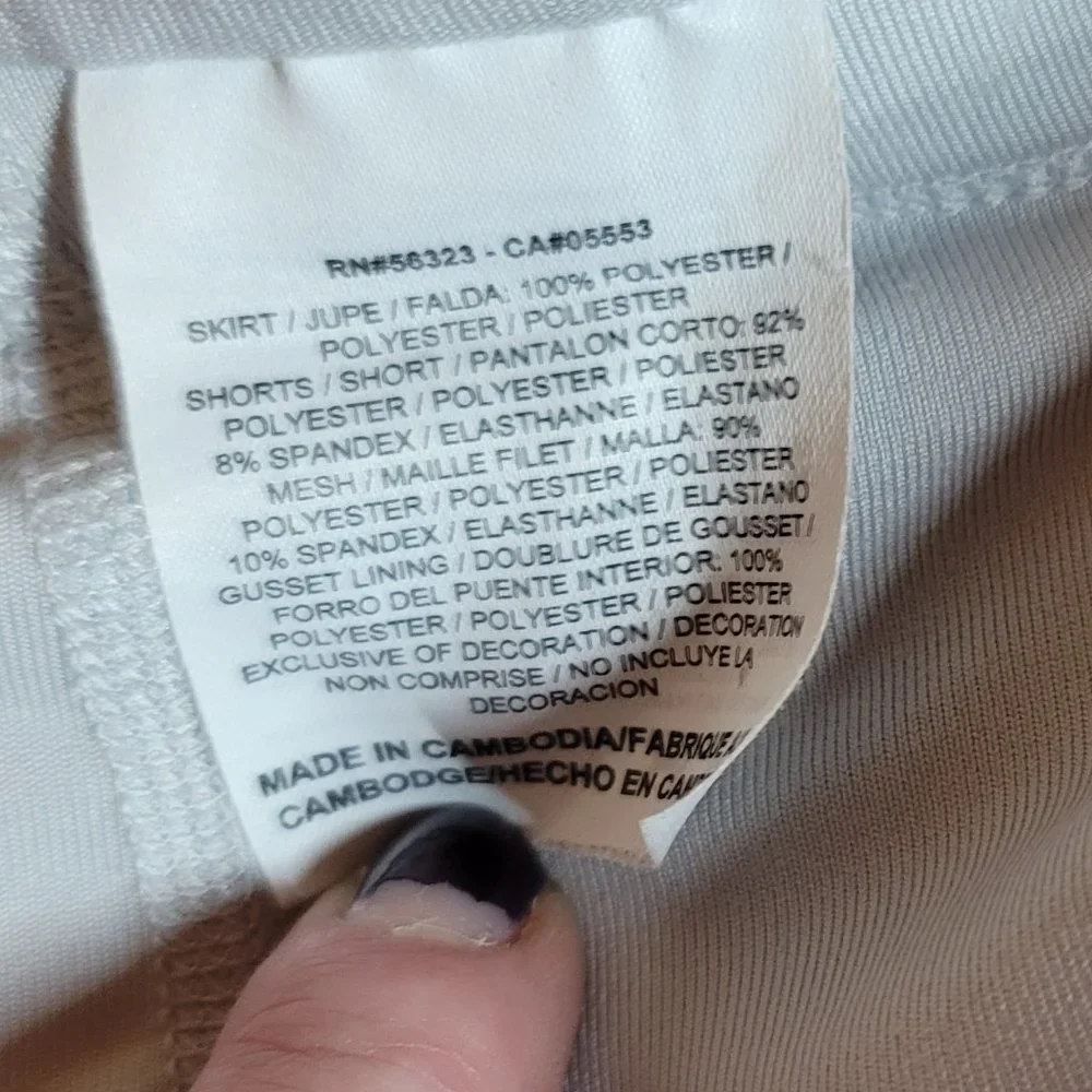 Nike Dry Fit Purple & Grey Running Skort in Size Large - Picture 6 of 8